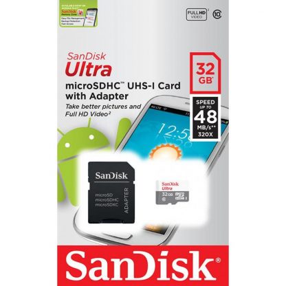 Sandisk 32gb micro sd card (карта памяти)