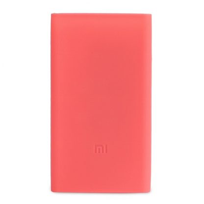 Силиконовый чехол Xiaomi для Powerbank 10 2 — розовый