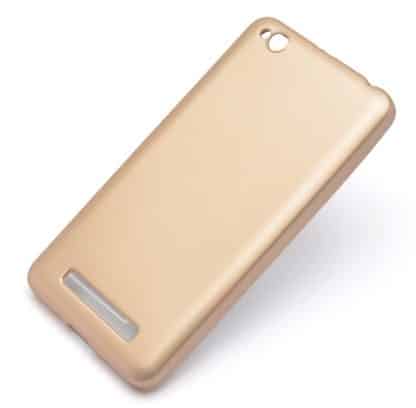 Накладка силиконовая для Xiaomi Redmi 4a золотой