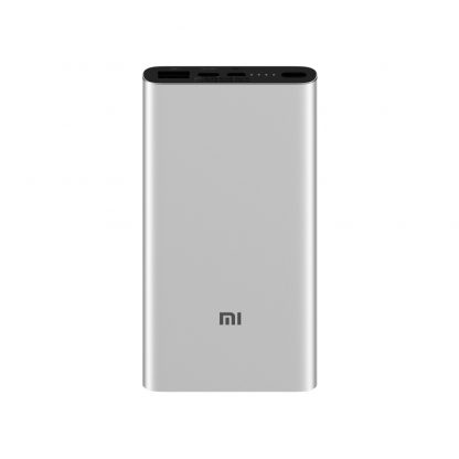Внешний аккумулятор Power Bank Xiaomi 3 10000 mAh Silver-1