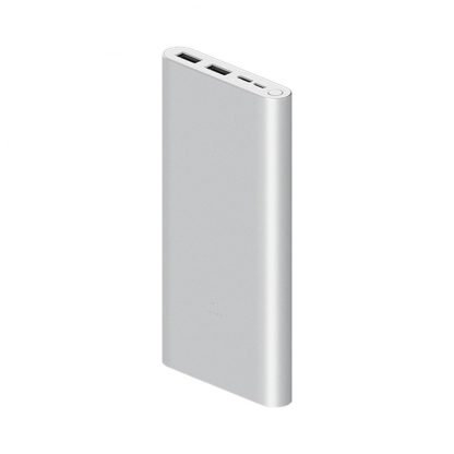 Vneshnij Akkumulyator Power Bank Xiaomi 3 Silver 2usb 10000 Mah Plm13zm 2
