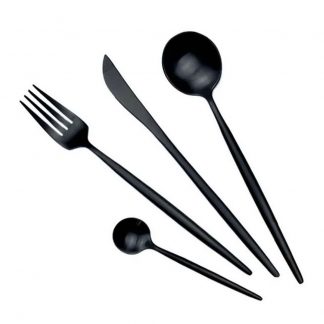Nabor Stolovyh Priborov Xiaomi Maison Maxx Stainless Steel Cutlery Set Black 1