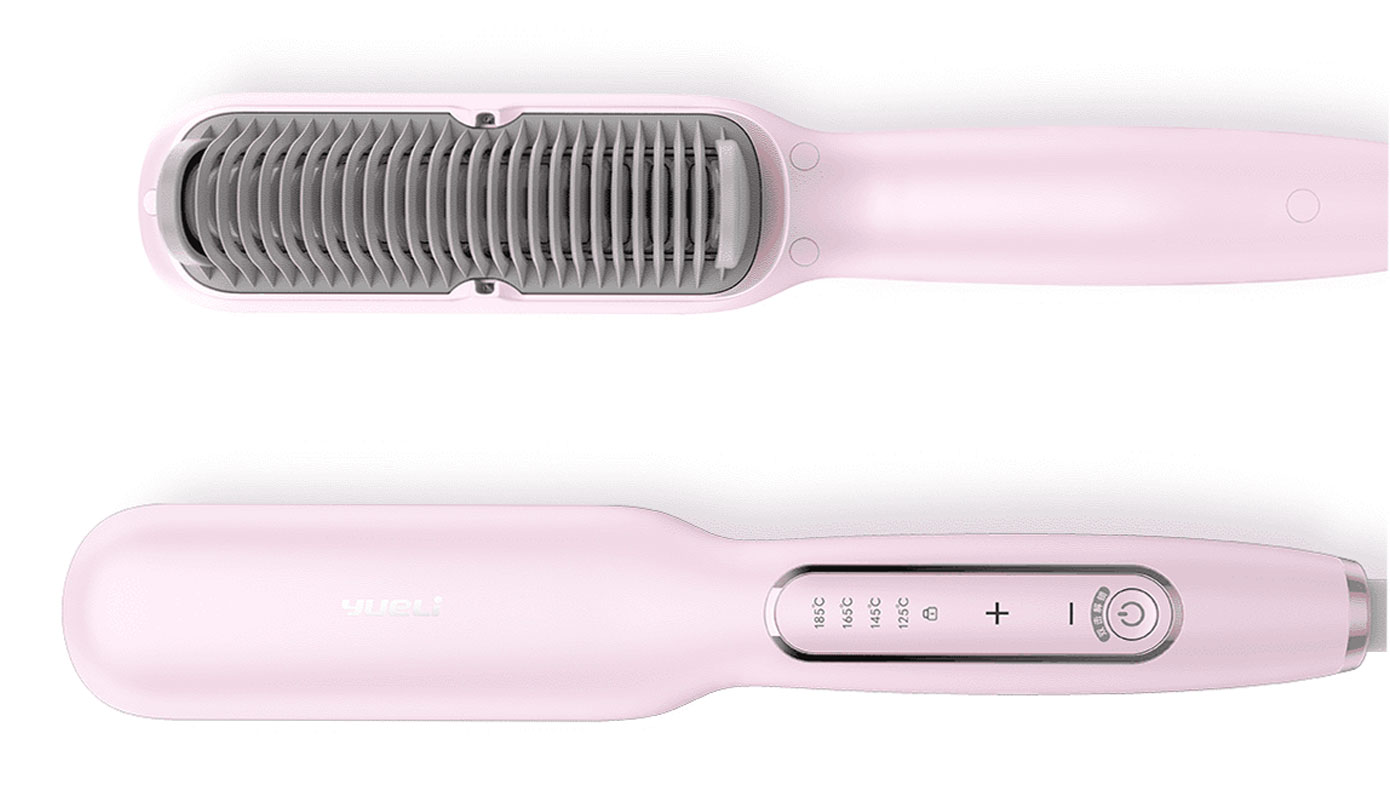 Opisanie Stajler Xiaomi Yueli Straight Hair Comb Hs 528p Pink 1
