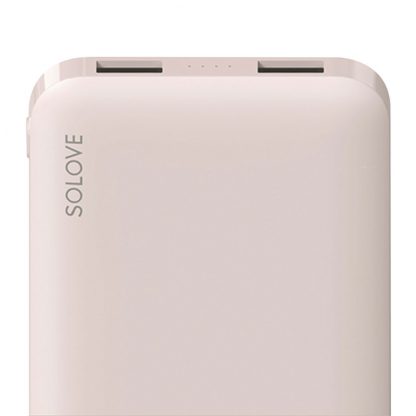 Vneshnij Akkumulyator Power Bank Xiaomi Solove 10000mah 2xusb Pink 001m 3