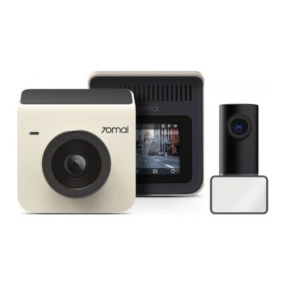 Videoregistrator Xiaomi 70mai Dash Cam A400 1 White S Kameroj Zadnego Vida 3